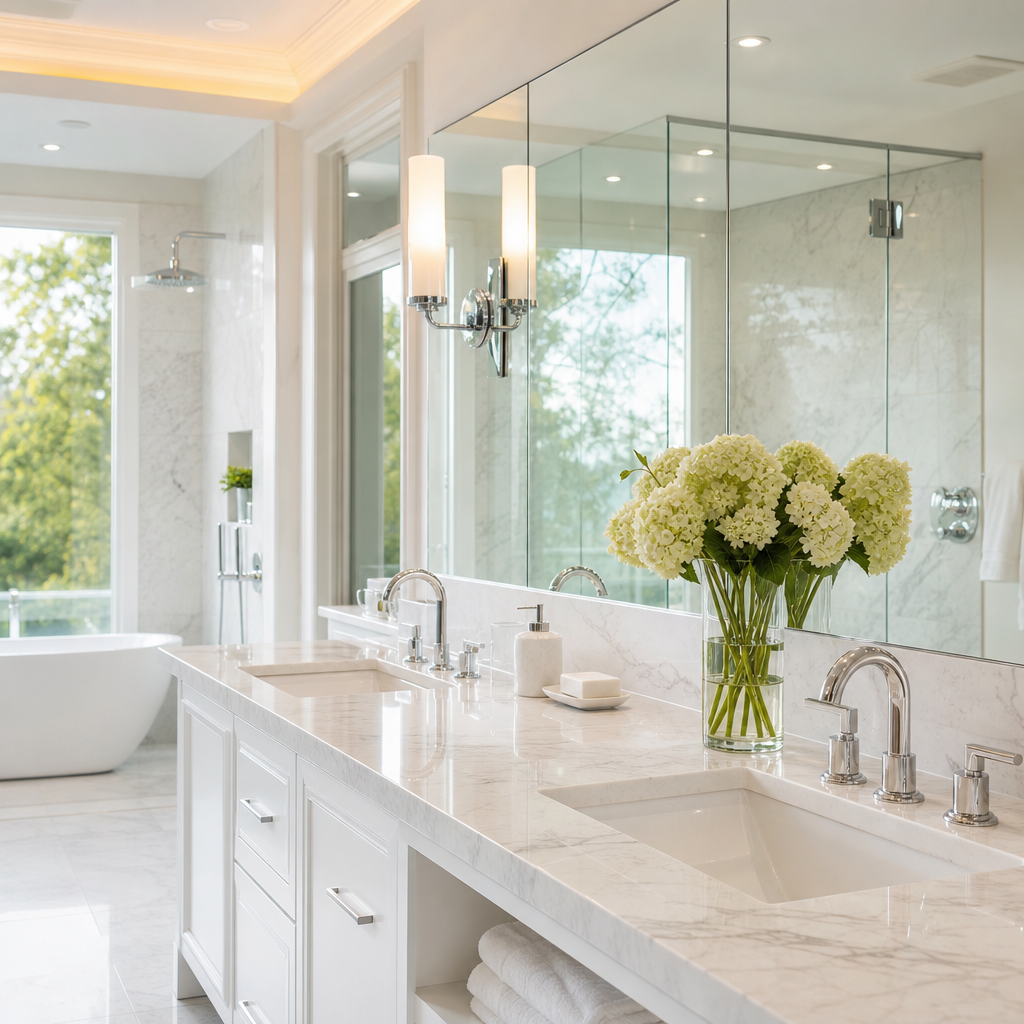 Gleaming clean space